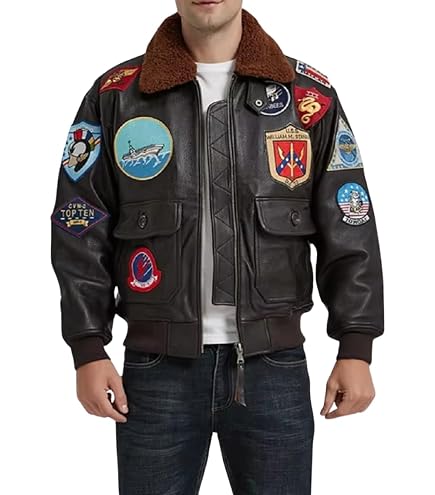 German Luftwaffe BF-109 Fighter Pilot Cowhide Aviator Leather